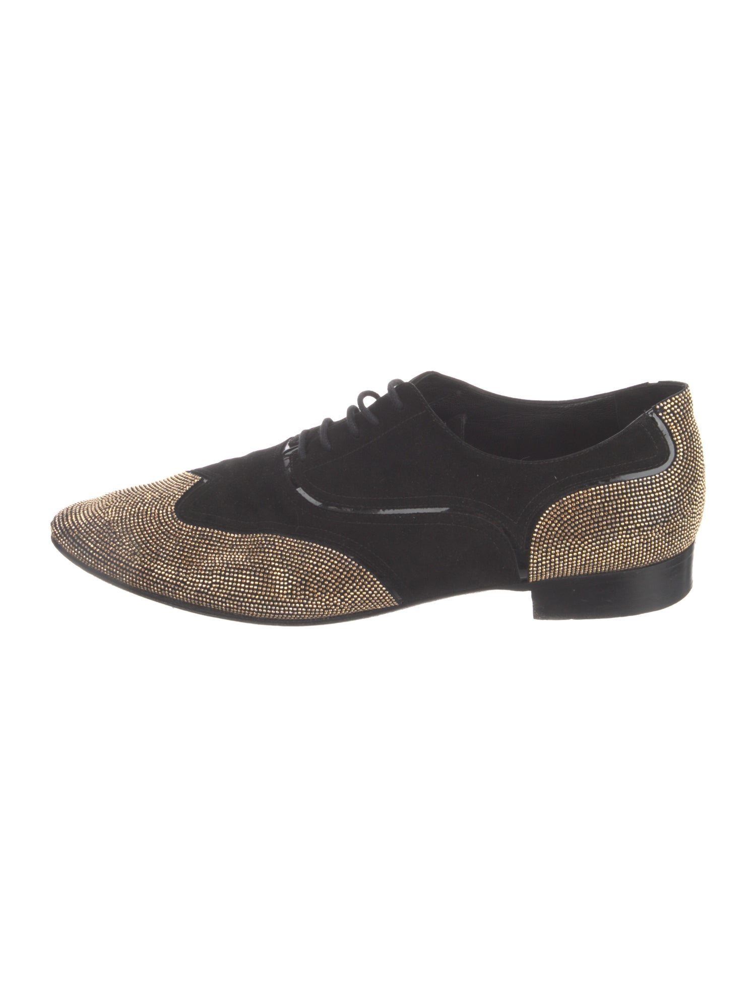 Giuseppe Zanotti Suede Patterned Oxfords