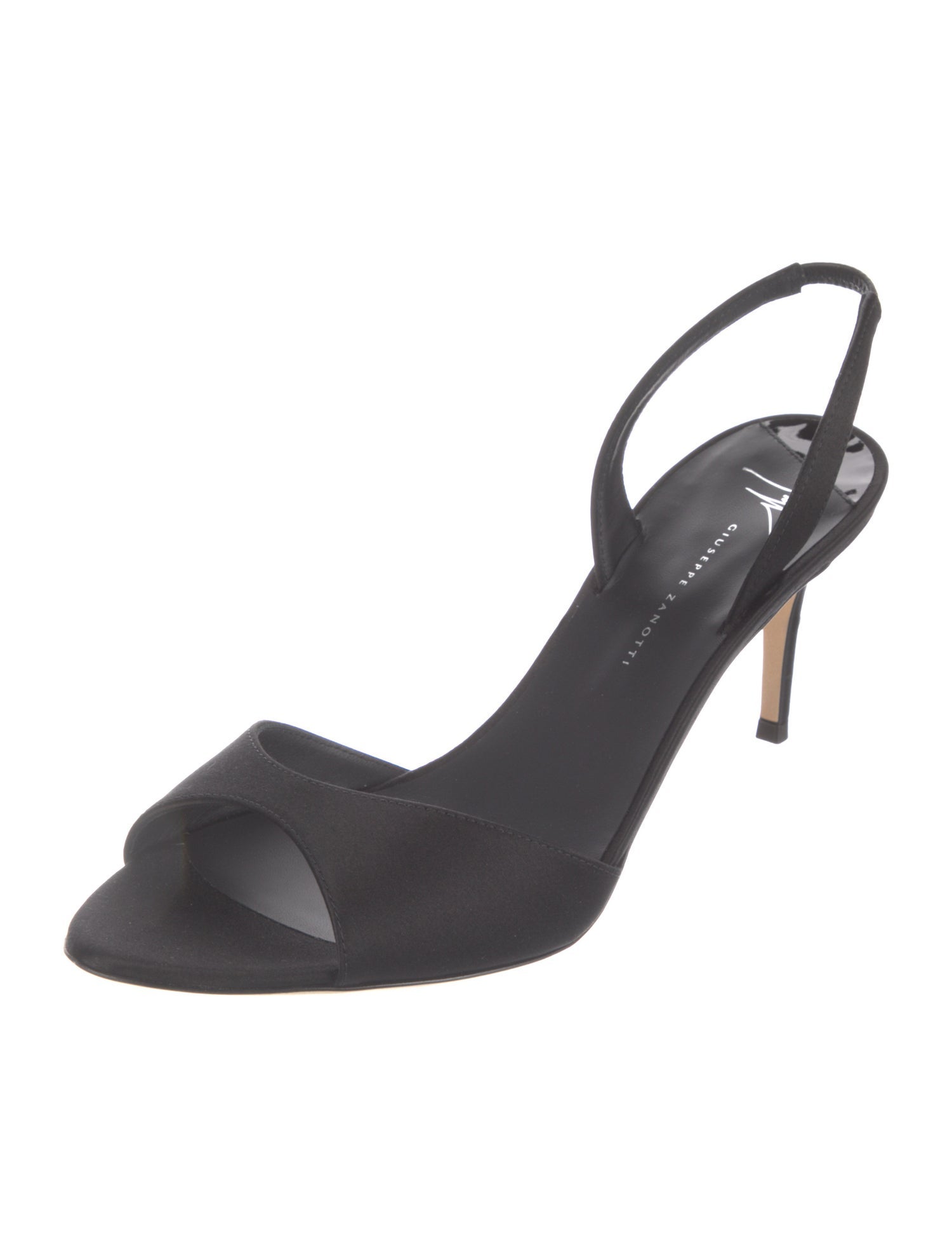 Giuseppe Zanotti Suede Crystal Embellishments Slingback Sandals