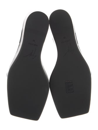 Giuseppe Zanotti Leather Slides