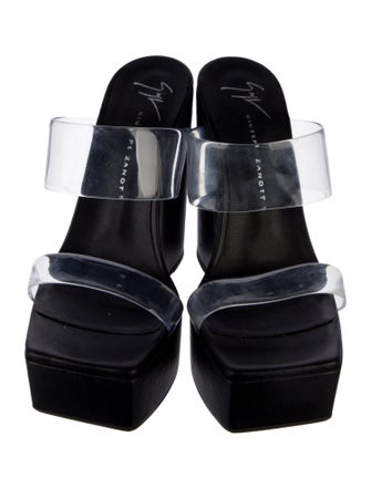 Giuseppe Zanotti Leather Slides