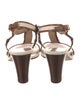 Giuseppe Zanotti Studded Accents T-Strap Sandals