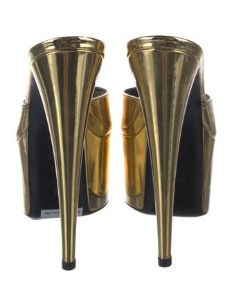 Giuseppe Zanotti Leather Mules