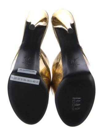 Giuseppe Zanotti Leather Mules