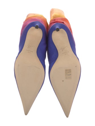 Giuseppe Zanotti Canvas Tie-Dye Print Sock Boots