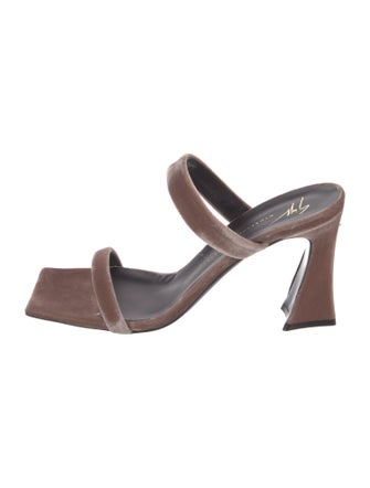 Giuseppe Zanotti Leather Slides