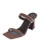 Giuseppe Zanotti Leather Slides