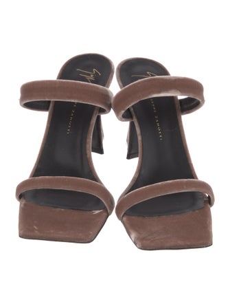Giuseppe Zanotti Leather Slides
