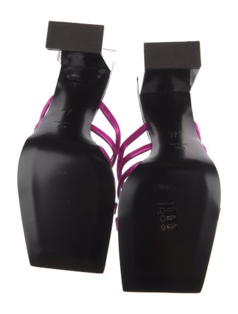 Giuseppe Zanotti Satin Slides