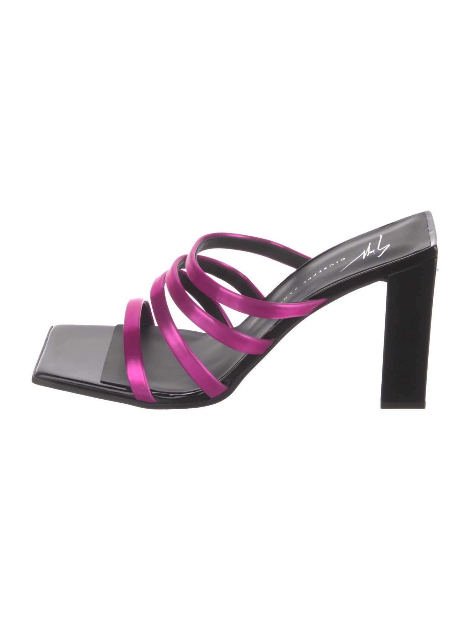 Giuseppe Zanotti Leather Slides