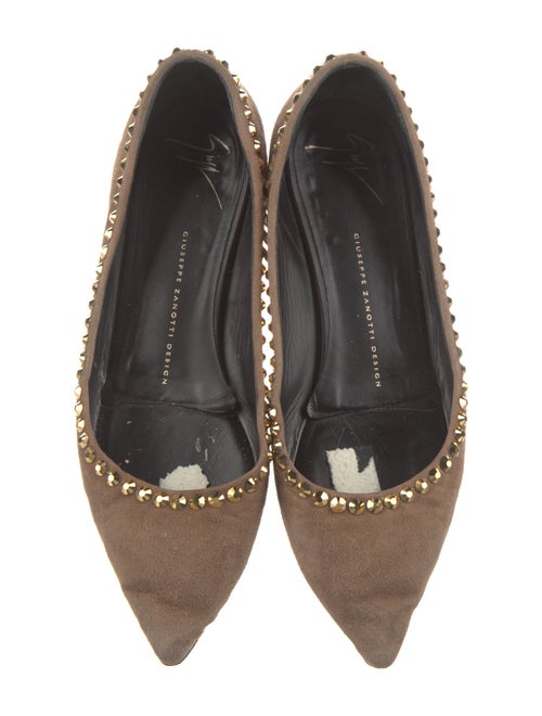 Giuseppe Zanotti Suede Flats