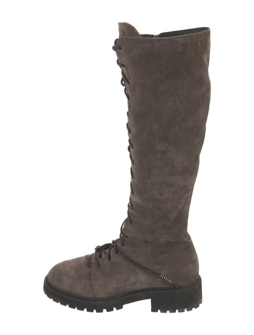 Giuseppe Zanotti Suede Lace-Up Boots