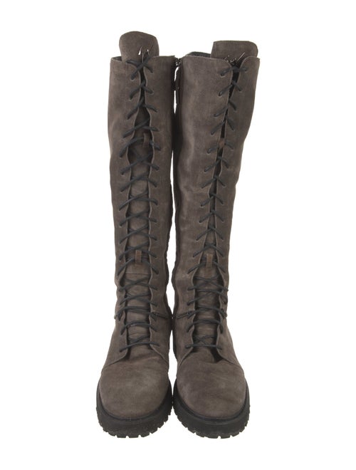 Giuseppe Zanotti Suede Lace-Up Boots