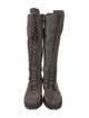 Giuseppe Zanotti Suede Lace-Up Boots