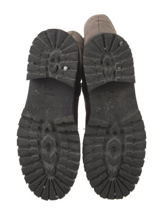 Giuseppe Zanotti Suede Lace-Up Boots