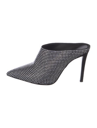 Giuseppe Zanotti Crystal Crystal Embellishments Mules