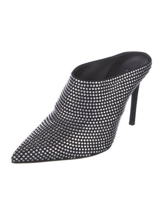 Giuseppe Zanotti Crystal Crystal Embellishments Mules