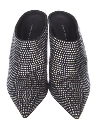 Giuseppe Zanotti Crystal Crystal Embellishments Mules