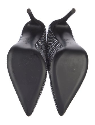 Giuseppe Zanotti Crystal Crystal Embellishments Mules