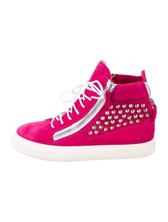 Giuseppe Zanotti Suede Wedge Sneakers