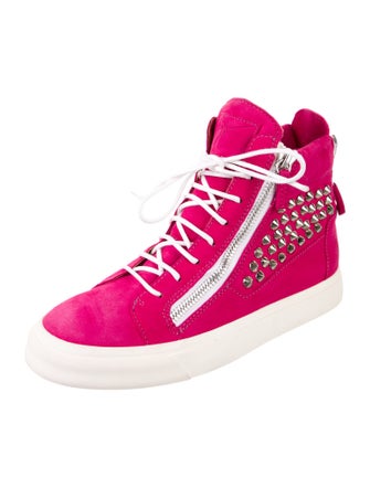 Giuseppe Zanotti Suede Wedge Sneakers