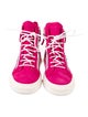 Giuseppe Zanotti Suede Wedge Sneakers