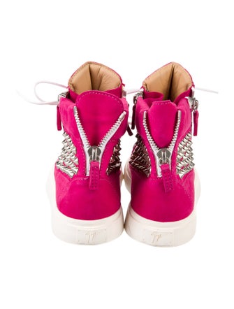 Giuseppe Zanotti Suede Wedge Sneakers