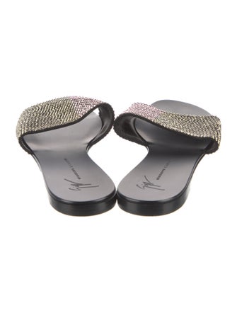 Giuseppe Zanotti Crystal Crystal Embellishments Slides