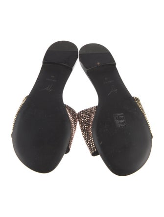 Giuseppe Zanotti Crystal Crystal Embellishments Slides