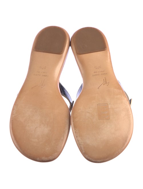 Giuseppe Zanotti Patent Leather Slides