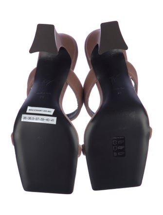 Giuseppe Zanotti Leather Slides