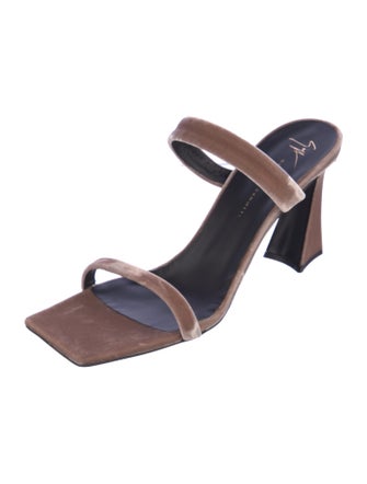 Giuseppe Zanotti Leather Slides