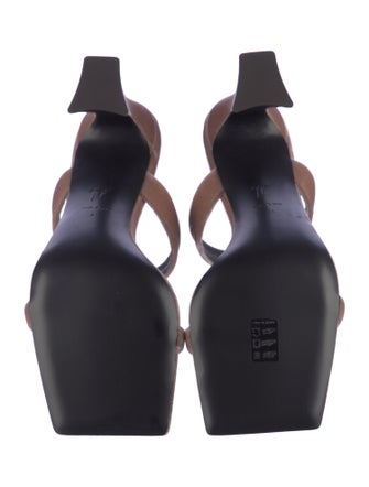 Giuseppe Zanotti Leather Slides