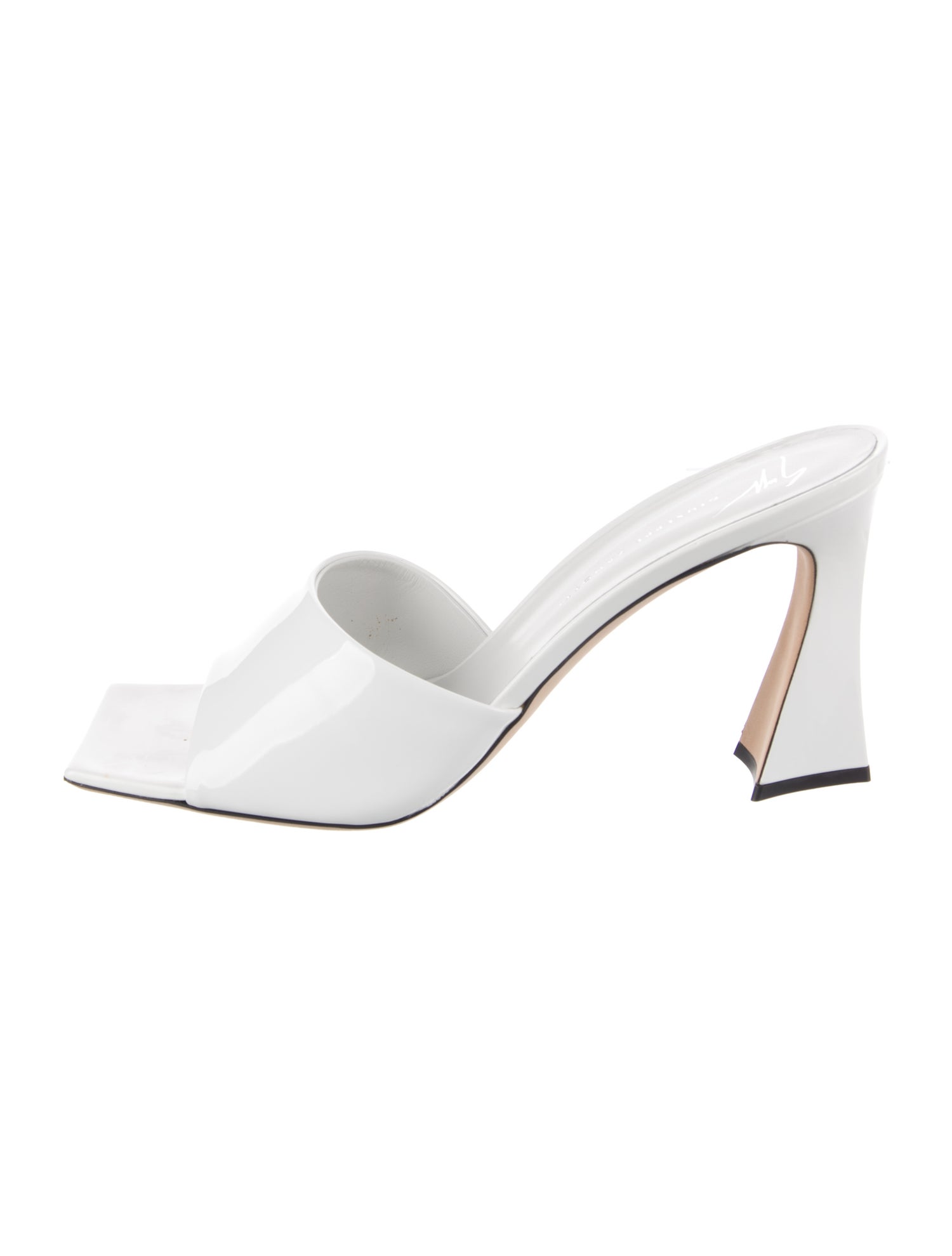 Giuseppe Zanotti Patent Leather Slides