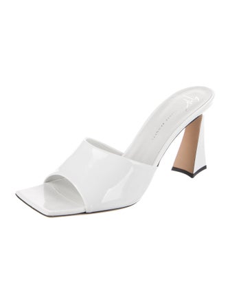 Giuseppe Zanotti Patent Leather Slides