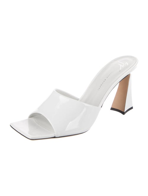 Giuseppe Zanotti Patent Leather Slides