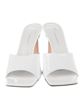 Giuseppe Zanotti Patent Leather Slides