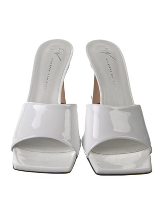 Giuseppe Zanotti Patent Leather Slides