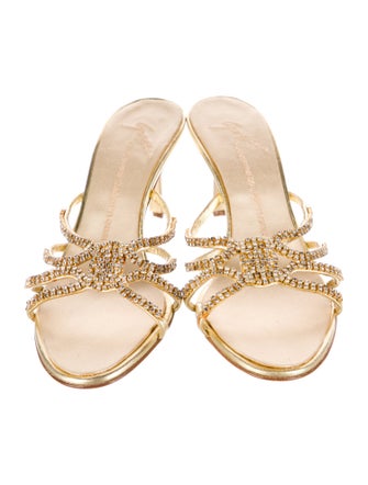 Giuseppe Zanotti Leather Slides