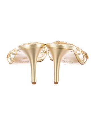 Giuseppe Zanotti Leather Slides