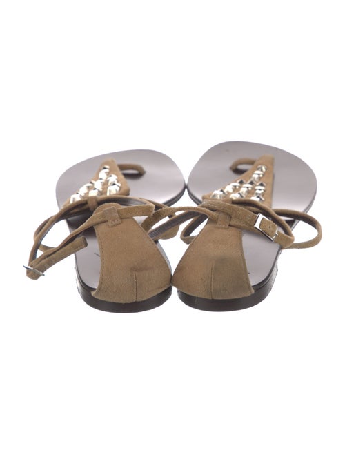 Giuseppe Zanotti Suede T-Strap Sandals