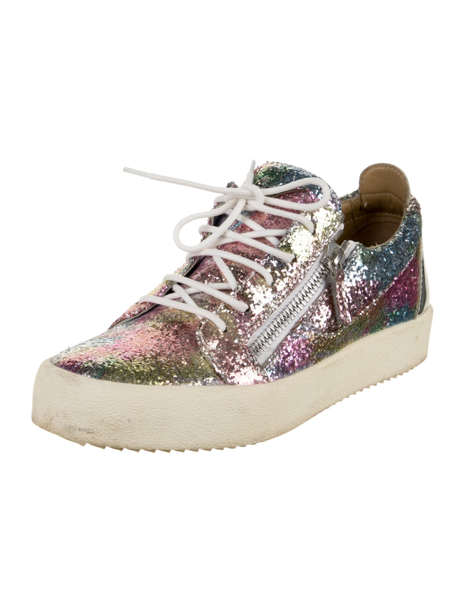 Giuseppe Zanotti Glitter Printed Sneakers