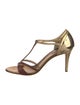 Giuseppe Zanotti Leather T-Strap Sandals