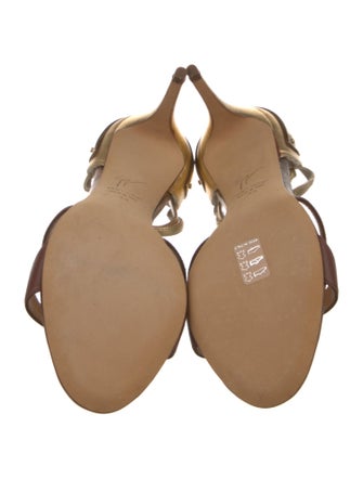 Giuseppe Zanotti Leather T-Strap Sandals