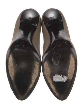 Giuseppe Zanotti Leather Colorblock Pattern Pumps