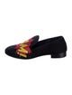 Giuseppe Zanotti Suede Graphic Print Loafers