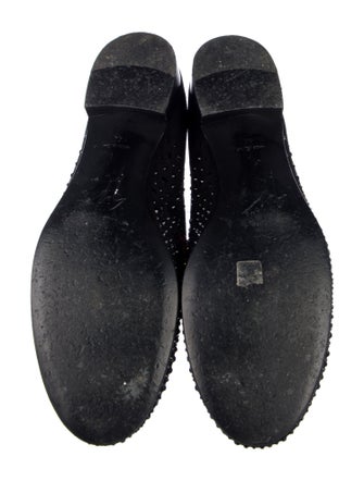 Giuseppe Zanotti Suede Graphic Print Loafers