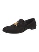 Giuseppe Zanotti Suede Crystal Embellishments Loafers