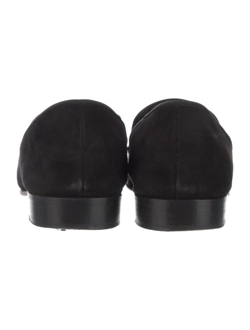 Giuseppe Zanotti Suede Crystal Embellishments Loafers