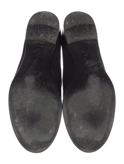 Giuseppe Zanotti Suede Crystal Embellishments Loafers