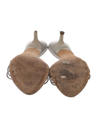 Giuseppe Zanotti Leather Crystal Embellishments Slides